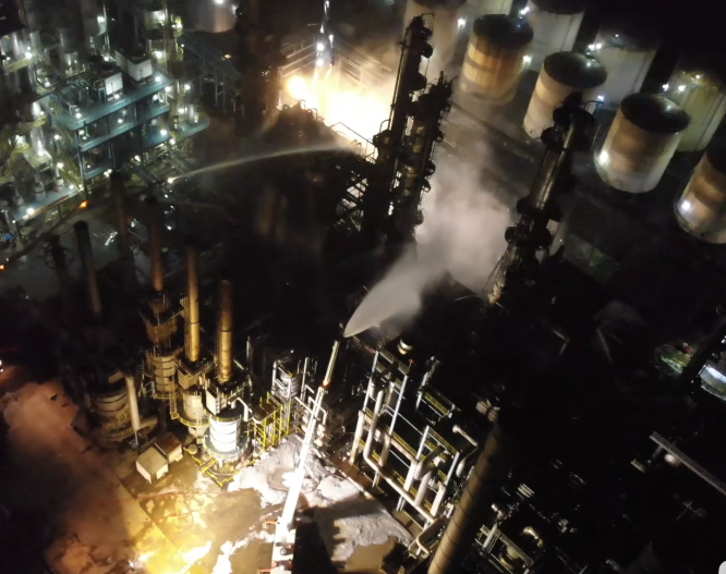 現場救災示意圖